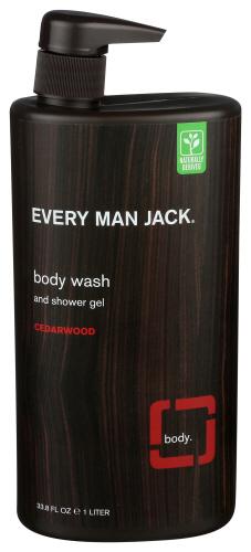 Every Man Jack Wash Body Cedarwood - 33.8 Oz (3 Units)