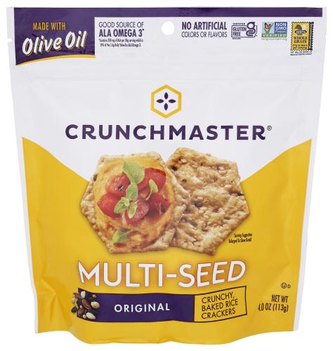 Crunchmaster Cracker Multiseed Orig - 4 Oz (12 Units)