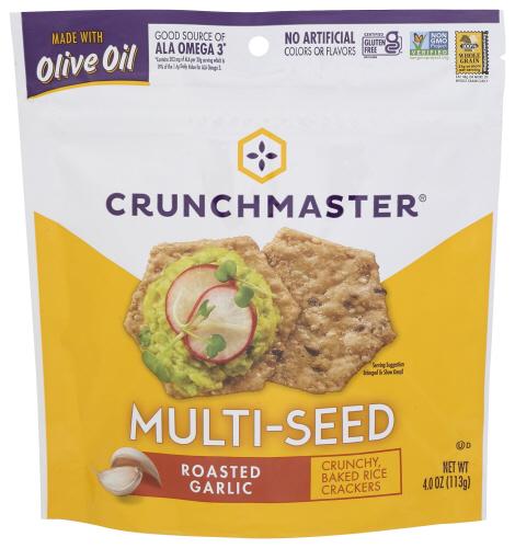 Crunchmaster Cracker Mltiseed Roasted Grl - 4 Oz (12 Units)