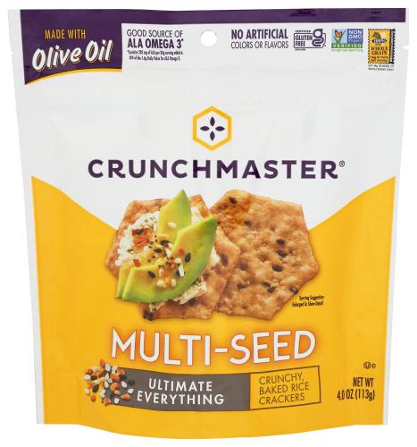 Crunchmaster Cracker Mlti Seed Evrythn - 4 Oz (12 Units)