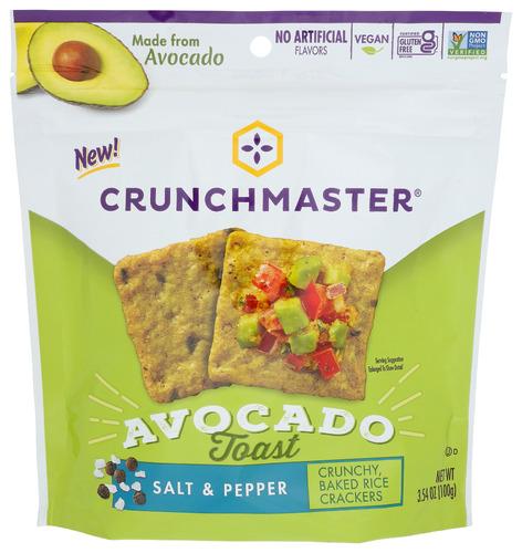 Crunchmaster Cracker Avocado Toast S&P - 3.54 Oz (12 Units)