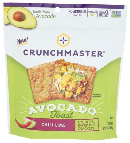 Crunchmaster Cracker Avcdo Chili Lime - 3.54 Oz (12 Units)