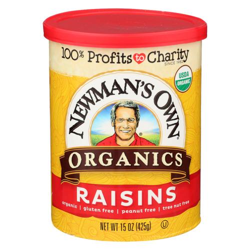 Newmans Own Organic Raisins Organic Can - 15 Oz (12 Units)