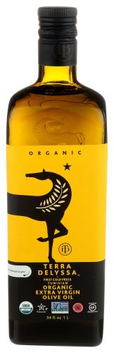 Terra Delyssa Oil Olive Extra Virgin Organic - 34 Fo (6 Units)