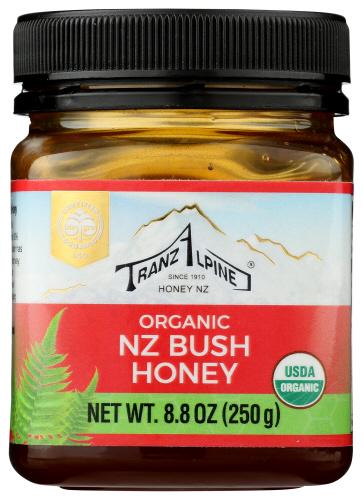 Tranzalpine Honey Nz Bush Organic - 8.8 Oz (3 Units)