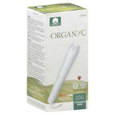 Organyc Tampon Applctr Super Organic - 14 Pc (1 Units)