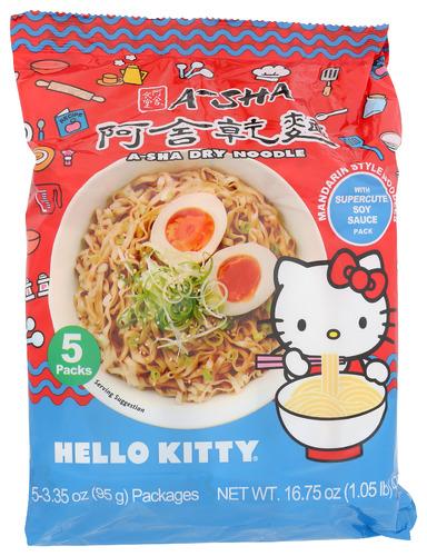 Asha Noodles Dry Hk Sprcute Soy - 16.75 Oz (6 Units)