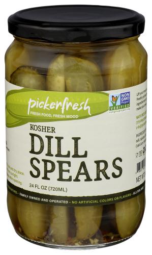 Pickerfresh Pickle Dill Spears - 24 Oz (6 Units)