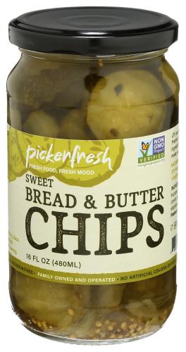 Pickerfresh Pickle Chips Swtbrd Butte - 16 Oz (6 Units)