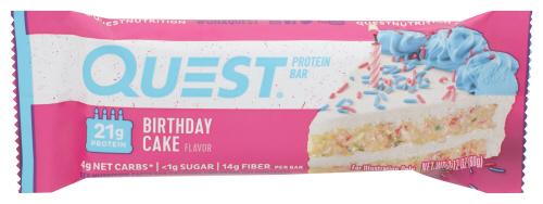 Quest Bar Protein Birthday Cake - 2.12 Oz (12 Units)