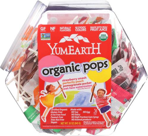 Yumearth Lolli Pop Cntr Bin 125Pc Organic - 30 Oz (1 Units)