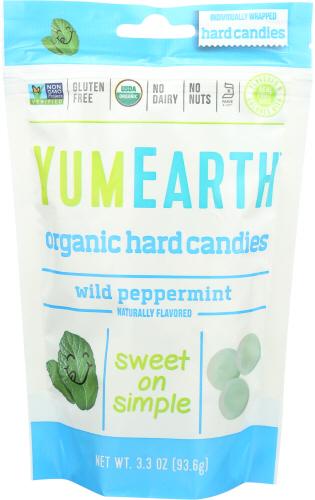 Yumearth Candy Drop Peppermint Wild Organic - 3.3 Oz (6 Units)