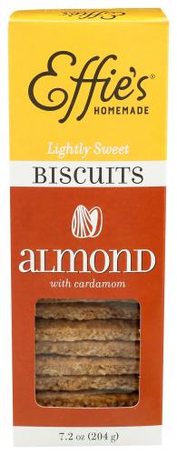Effies Homemade Biscuits Almond W Cardamom - 7.2 Oz (12 Units)