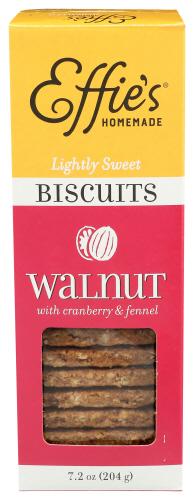 Effies Homemade Biscuits Wlnt Crnbrry Fnl - 7.2 Oz (12 Units)