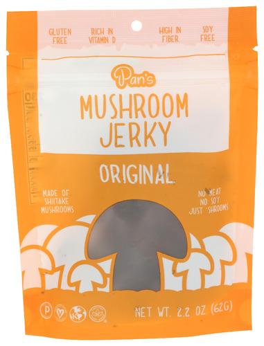 Pans Jerky Mushroom Original - 2.2 Oz (6 Units)