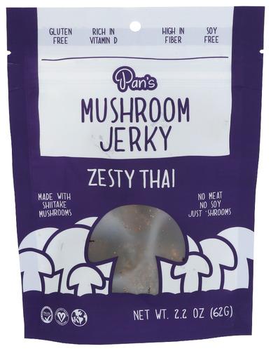 Pans Jerky Mushrm Zesty Thai - 2.2 Oz (6 Units)