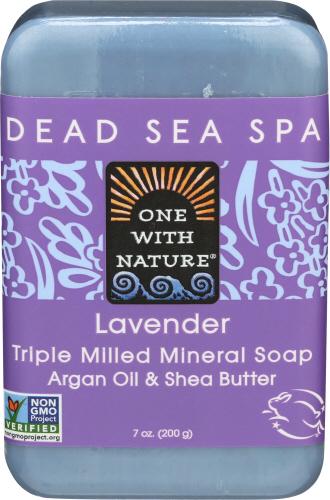 One With Nature Soap Bar Lavender - 7 Oz (3 Units)
