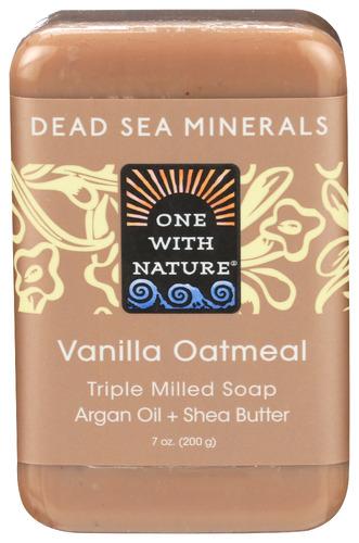 One With Nature Soap Bar Vanilla Oatmeal - 7 Oz (3 Units)