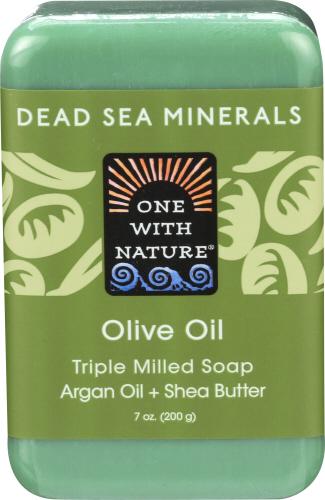 One With Nature Soap Bar Olive Oil - 7 Oz (3 Units)