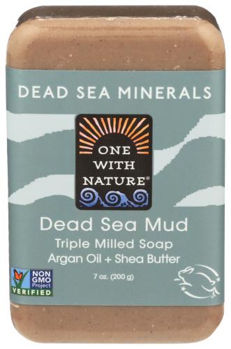 One With Nature Soap Bar Dead Sea Mud - 7 Oz (3 Units)