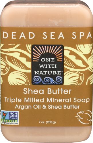 One With Nature Soap Bar Shea Butter - 7 Oz (3 Units)