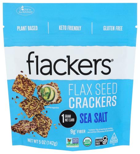 Doctor In The Kitchen Cracker Sea Salt Flackers - 5 Oz (6 Units)