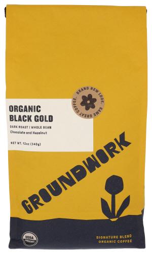 Groundwork Coffee Coffee Wb Black Gold Organic - 12 Oz (6 Units)
