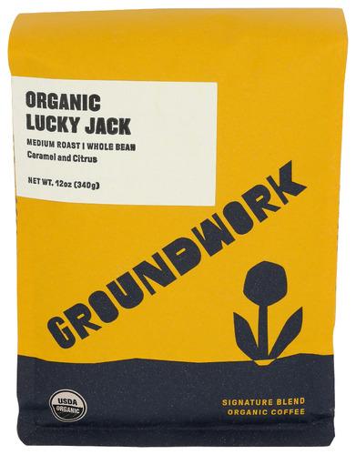 Groundwork Coffee Coffee Lucky Jack Organic - 12 Oz (6 Units)