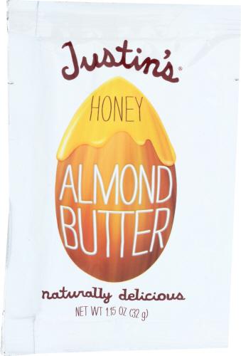 Justins Nut Butter Almond Honey Sqz Pk - 1.15 Oz (10 Units)