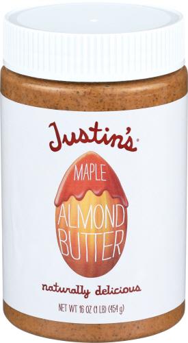 Justins Nut Butter Almond Maple Jar - 16 Oz (6 Units)
