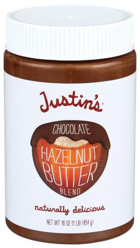 Justins Nut Butter Hzlnut Chocolate Ntrl - 16 Oz (6 Units)