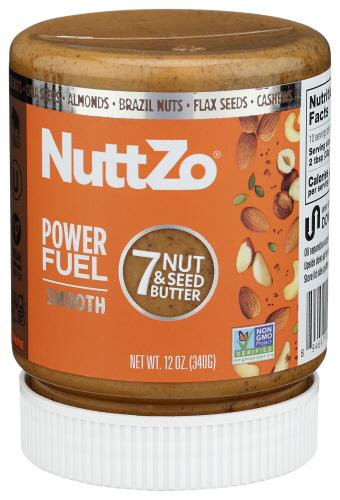 Nuttzo Power Fuel Smooth - 12 Oz (6 Units)