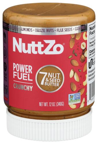 Nuttzo Power Fuel Crunchy - 12 Oz (6 Units)