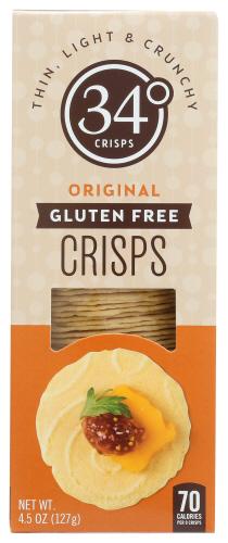 34 Degrees Crisps Bread Original - 4.5 Oz (12 Units)