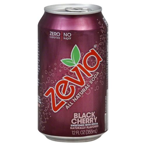 Zevia Soda Blk Cherry Zero Ntrl 6Pk - 72 Fo (4 Units)