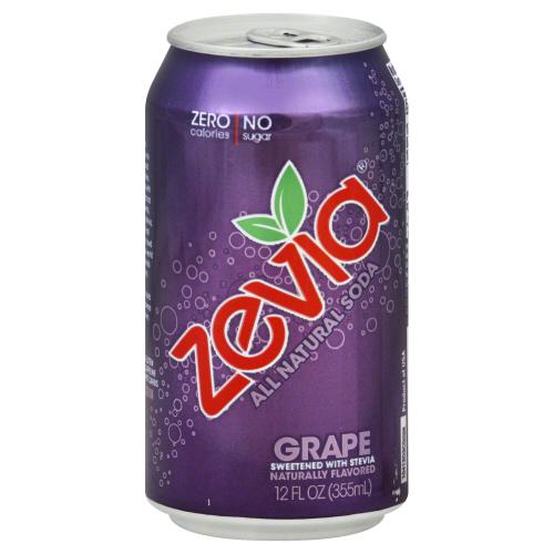 Zevia Soda Grape 6Pk - 72 Fo (4 Units)