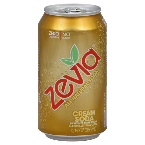 Zevia Soda Cream 6Pk - 72 Fo (4 Units)