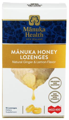 Manuka Health Lozenge Honey Ginger & Lmn - 15 Pc (1 Units)