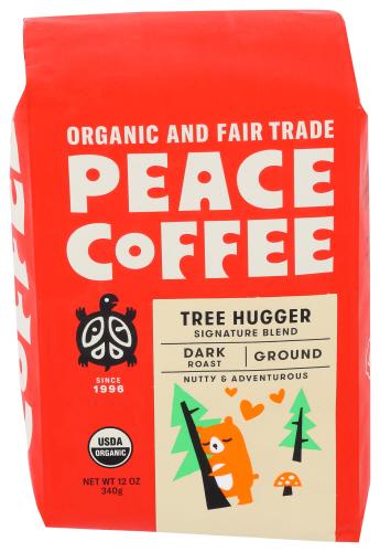Peace Coffee Coffee Grnd Treehugger - 12 Oz (6 Units)
