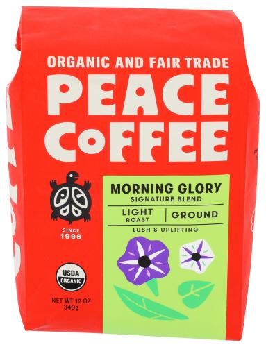 Peace Coffee Coffee Grnd Morning Glory - 12 Oz (6 Units)