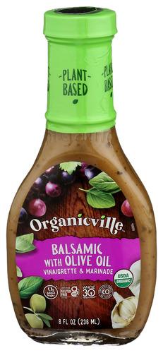 Organicville Drssng Vngrt Ooil Balsmc Organic - 8 Oz (6 Units)