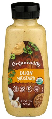 Organicville Mustard Dijon Organic - 12 Oz (12 Units)