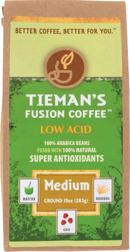 Tiemans Fusion Coffee Grnd Med Fusion - 10 Oz (6 Units)