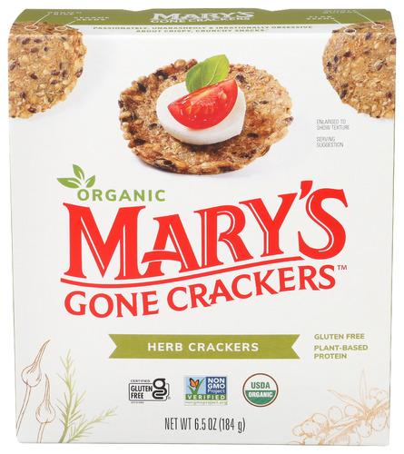 Marys Gone Crackers Cracker Gf Herb Organic - 6.5 Oz (6 Units)