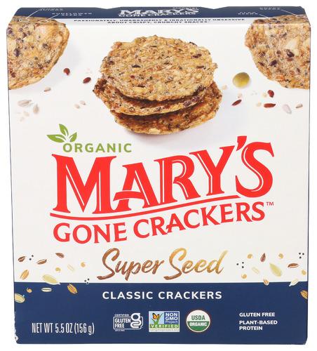 Marys Gone Crackers Cracker Super Seed - 5.5 Oz (6 Units)