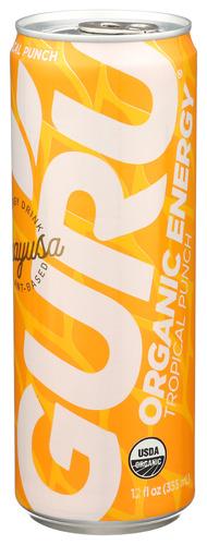 Guru Drink Energy Guayusa Organic - 12 Fo (24 Units)