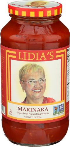 Lidias Sauce Pasta Marinara - 25 Oz (6 Units)