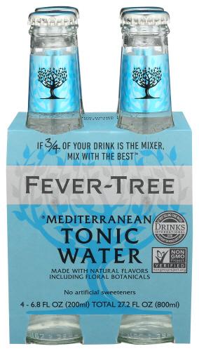 Fever Tree Soda 4Pk Tonic Wtr Medtnn - 27.2 Fo (6 Units)