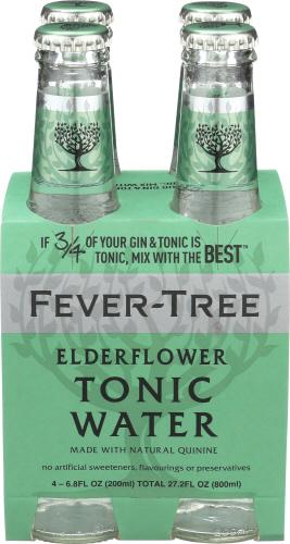 Fever Tree Water Tonic Eldrflwr 4Pk - 27.2 Fo (6 Units)