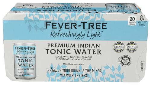 Fever Tree Soda Tonic Water Lte 8Pk - 40.56 Fo (3 Units)